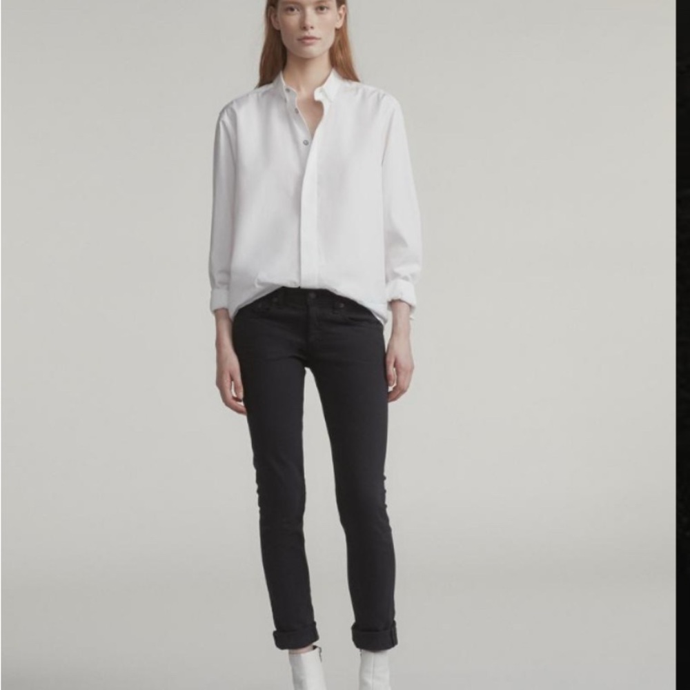 Rag & Bone Dre Aged Black Women's Jeans